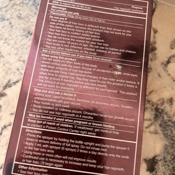 Keranique Hair Regrowth Treatment for Women 2% Minoxidil | 2 month supply - Picture 6 of 9